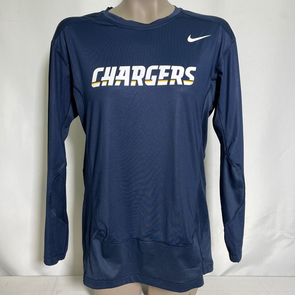 Los Angeles Chargers NFL Nike Dri-FIT Long Sleeve Performance Shirt Women's XXL